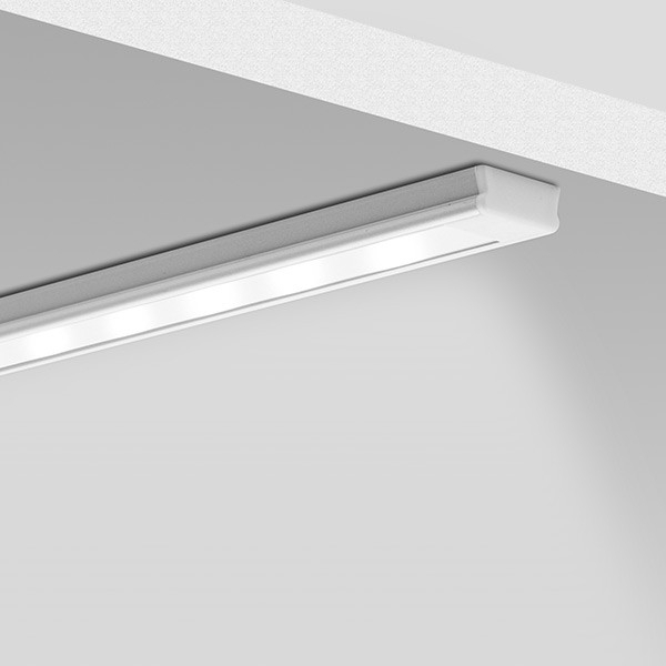 TAMI LED Strip Channel - Surface / Flush Mount - 12mm - 1m - Frosted Lens